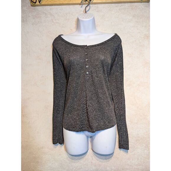 Victoria's secret oversized lounge Henley top medium - Picture 1 of 4
